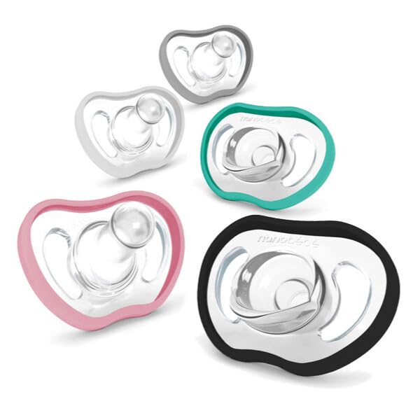 Nanobébé pacifier is dishwasher-safe and suitable for sterilizer cleaning.