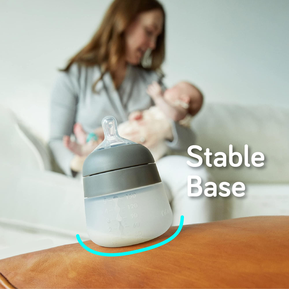 Nanobebe Flexy Sage bottle design is dishwasher-safe for quick cleaning.