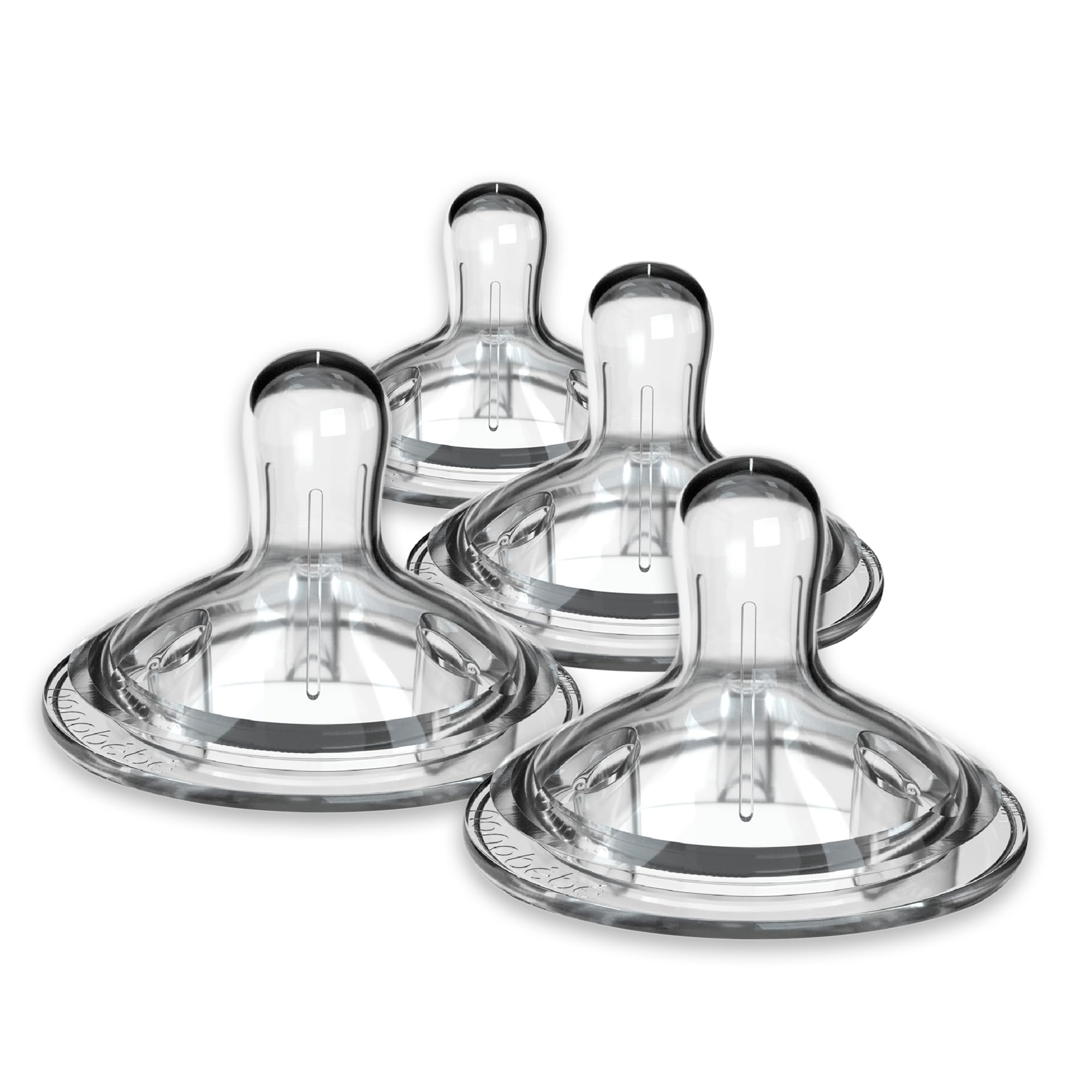Nanobebe Nipples triple vented design helps smoother feeds with reduced air intake