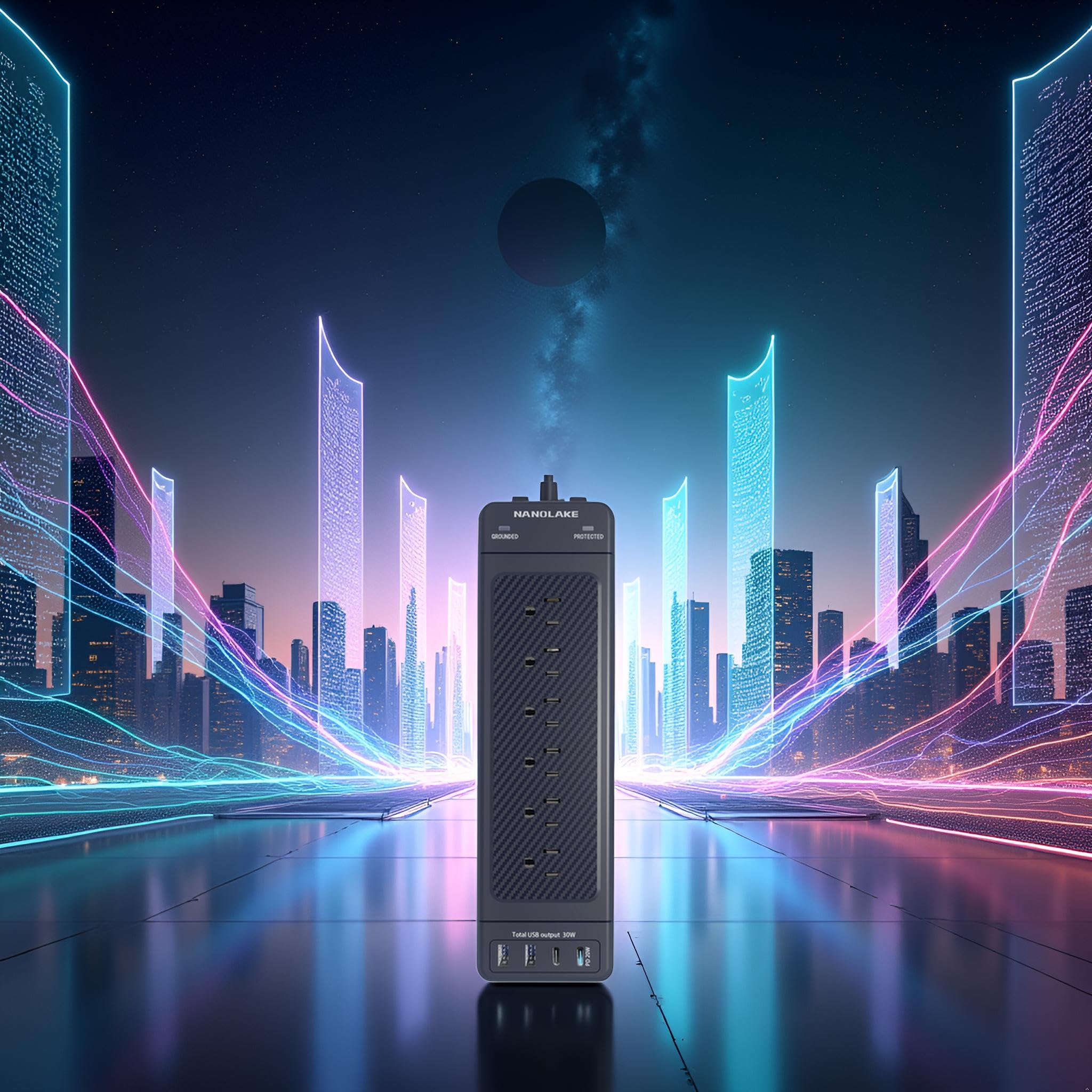 NANOLAKE reliable power for hotel rooms and offices.