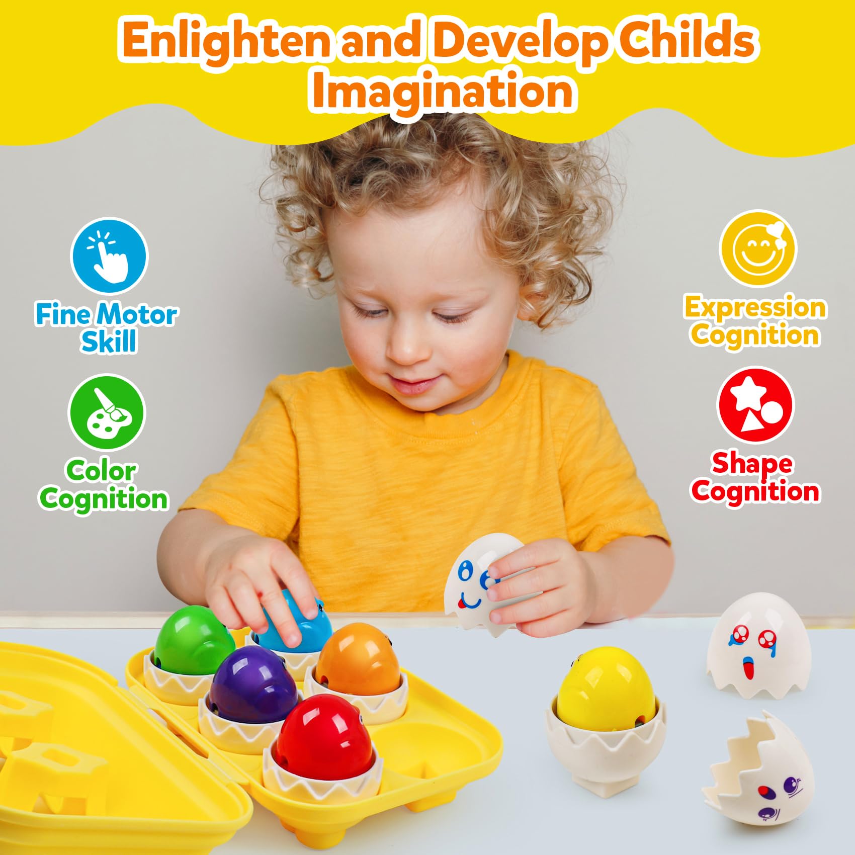 NAODONGLI travel-friendly egg toy for on-the-go learning and quiet play