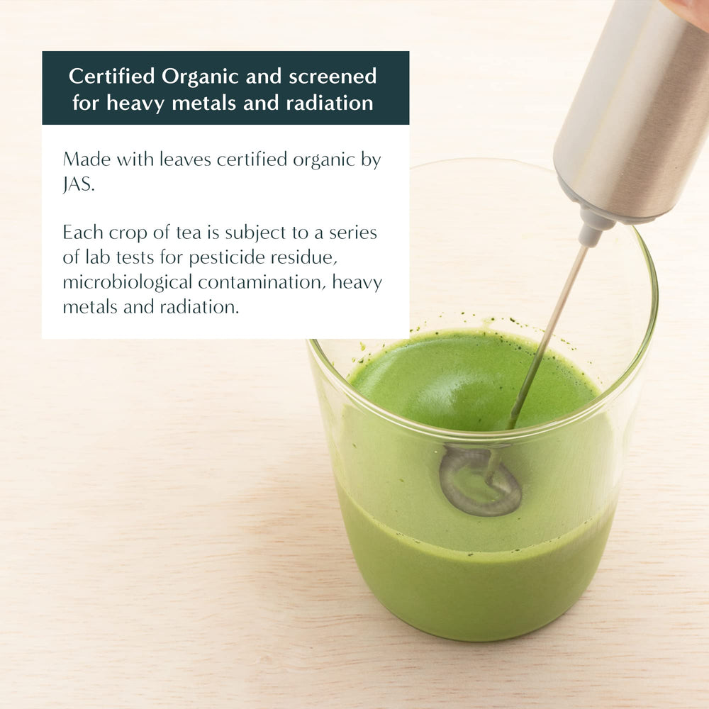 Naoki Matcha resealable pouch preserves freshness for everyday smoothies and recipes