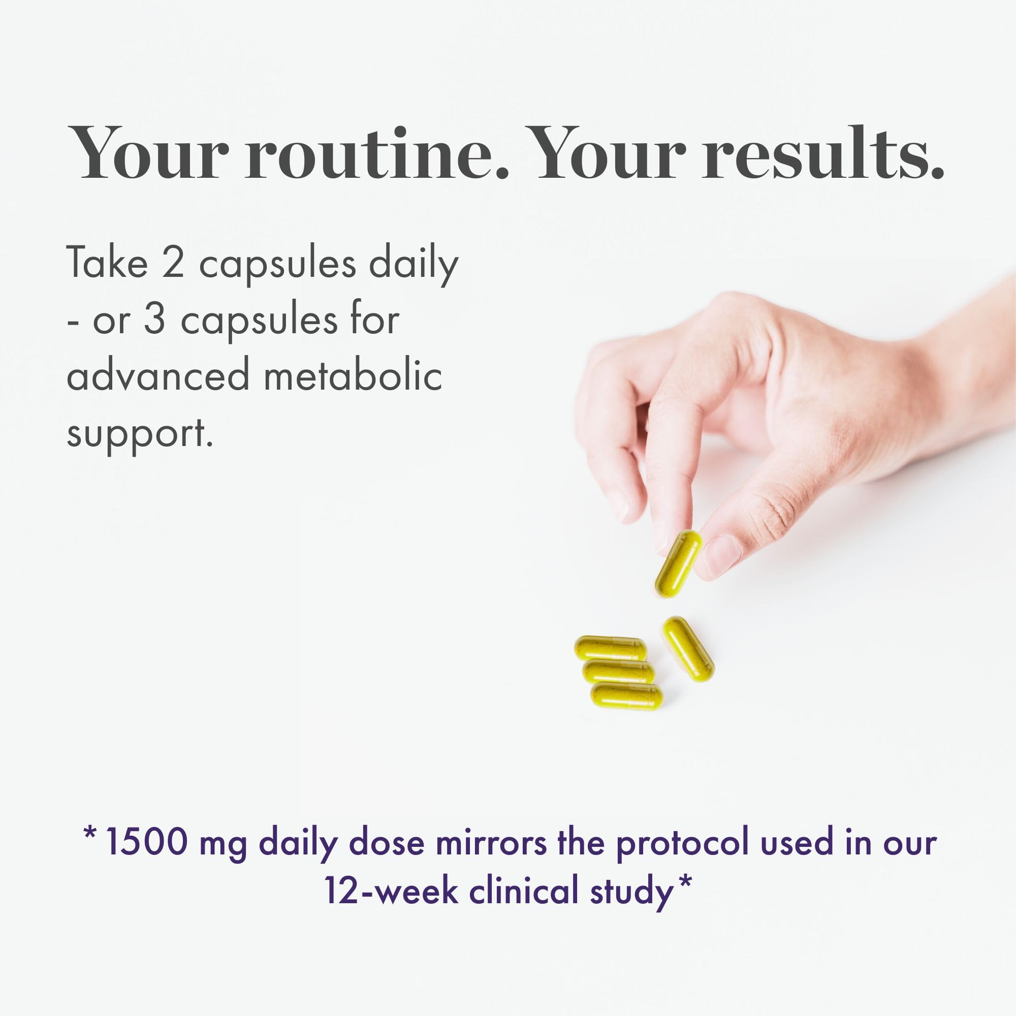 NAOMI berberine dosing scoop beside capsules for convenient daily dosing