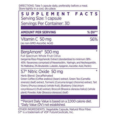 NAOMI Bergamot capsules close-up highlights polyphenols for potential heart-supporting routines