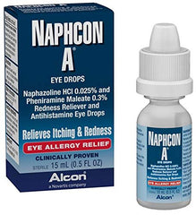 Naphcon-A eye drops two-pack display for ongoing allergy relief