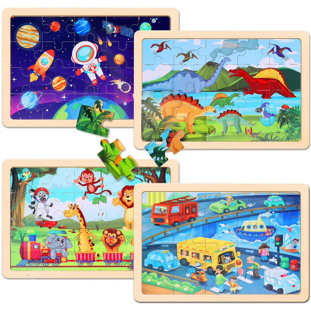 NASHRIO animals puzzle 20 pieces supports early cognitive development through play.
