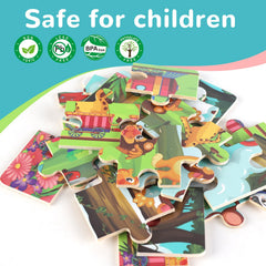 NASHRIO transportation puzzle 20 pieces enhances hand-eye coordination during fun tasks.