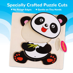 NASHRIO bear puzzle piece set enhances hand-eye coordination during play.