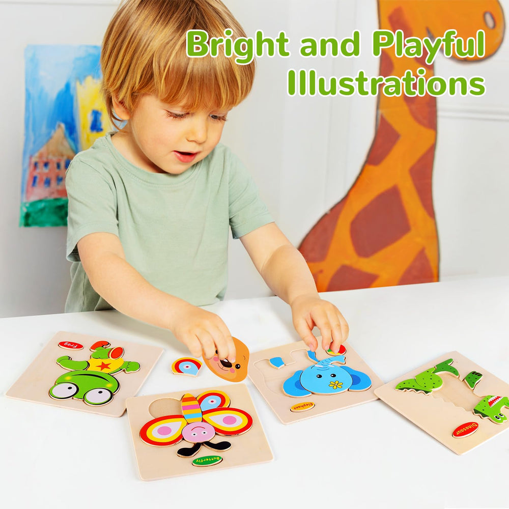 NASHRIO bunny puzzle encourages sensory exploration with vivid, kid-friendly shapes.