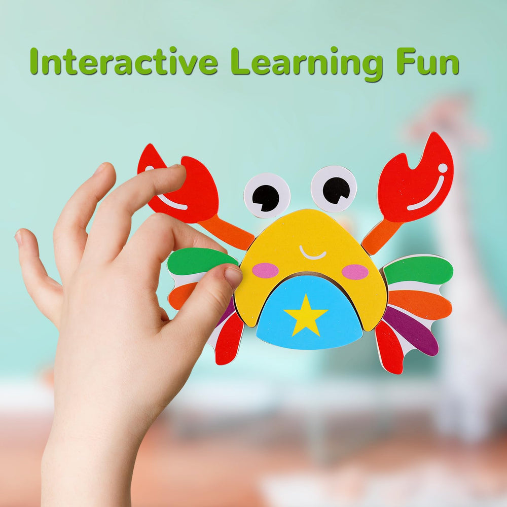 NASHRIO butterfly puzzle invites curiosity with bright, easy-grip pieces.
