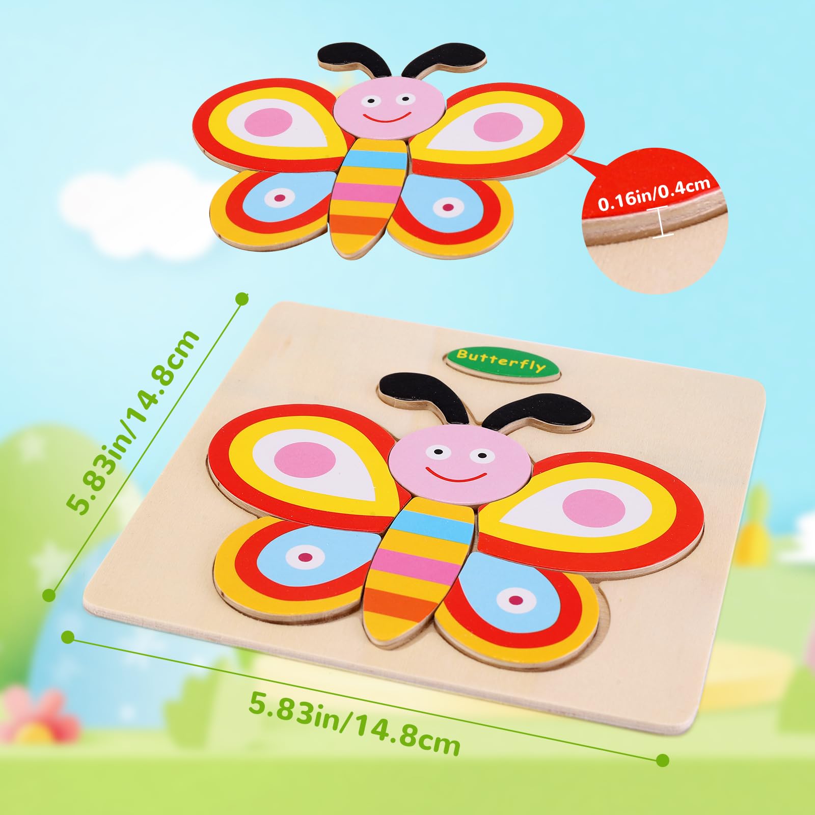NASHRIO elephant puzzle helps with problem-solving and concentration in early learning.