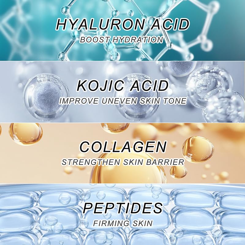 Natener formula blends hyaluronic acid and kojic acid for brightening potential.
