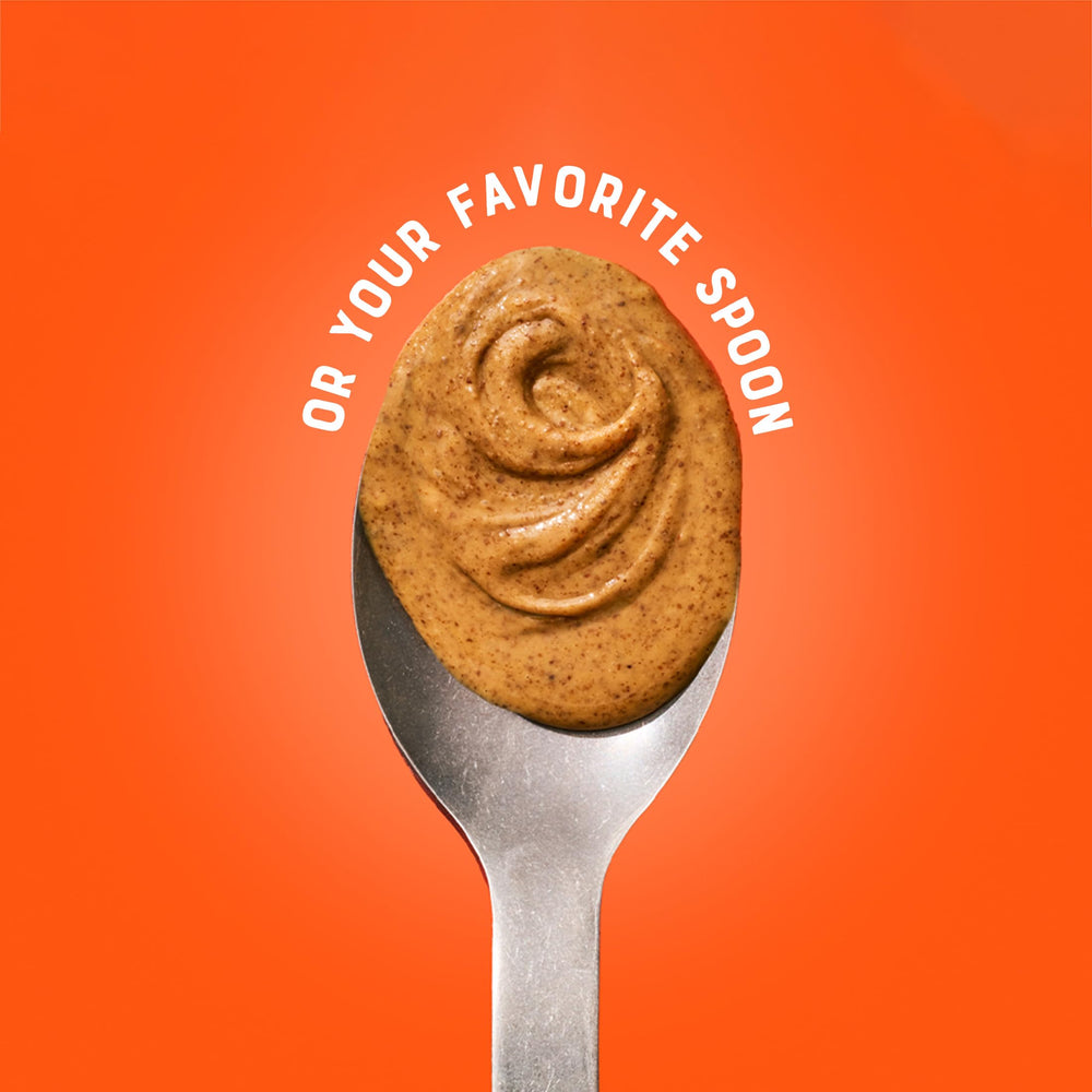 Sea salt crystals in Nate's Honey Almond Butter add balanced taste