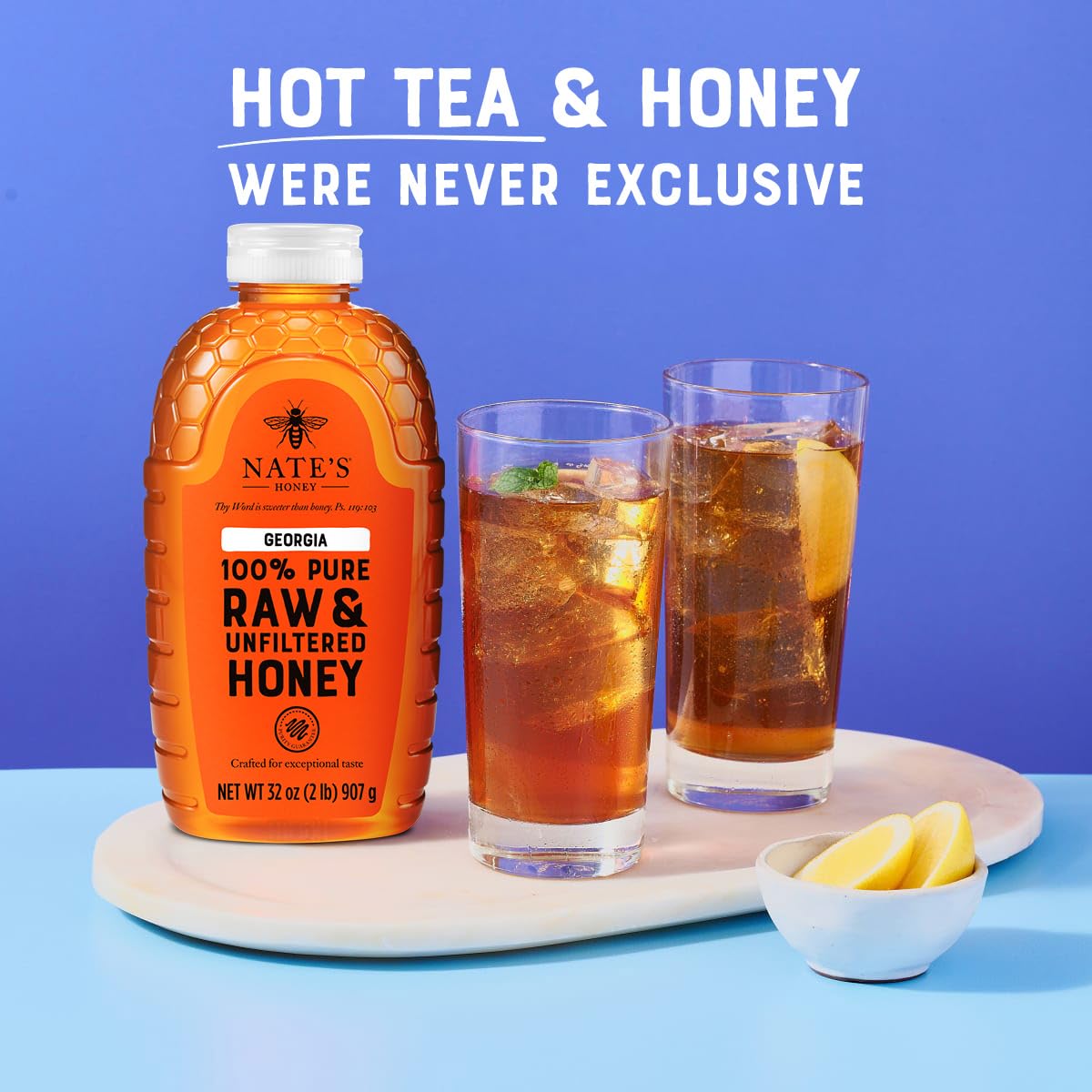 Nate's Honey Georgia drizzle-on-coffee suggests a gentle sweetness boost for morning routines