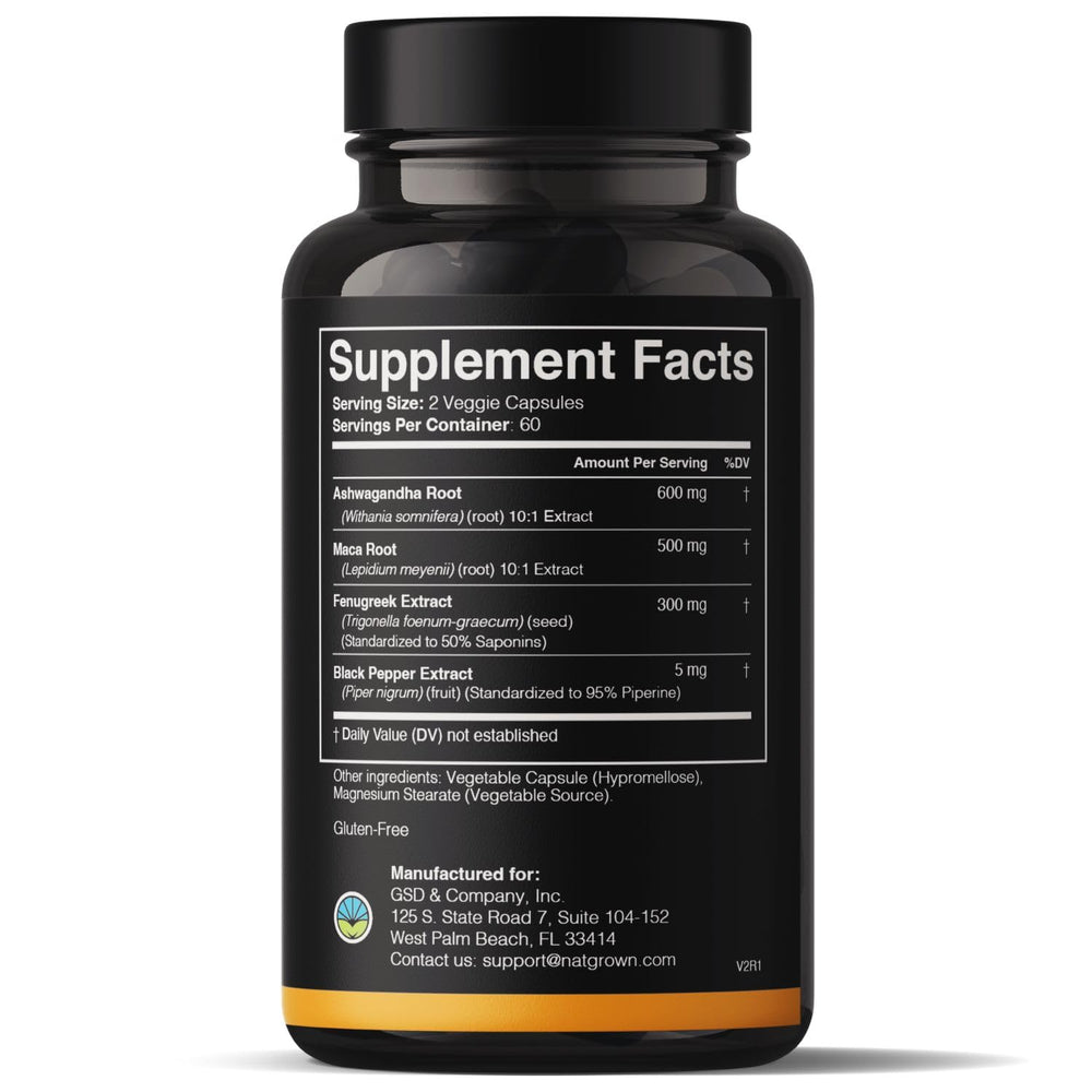 Natgrown athlete energy support capsules: supports energy during workouts.