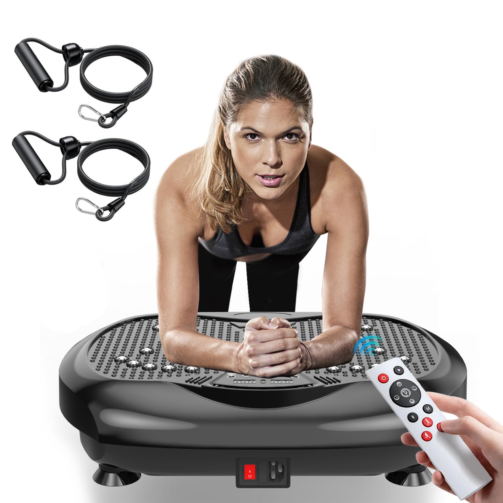 Natini vibration plate front view for whole-body workouts and circulation support
