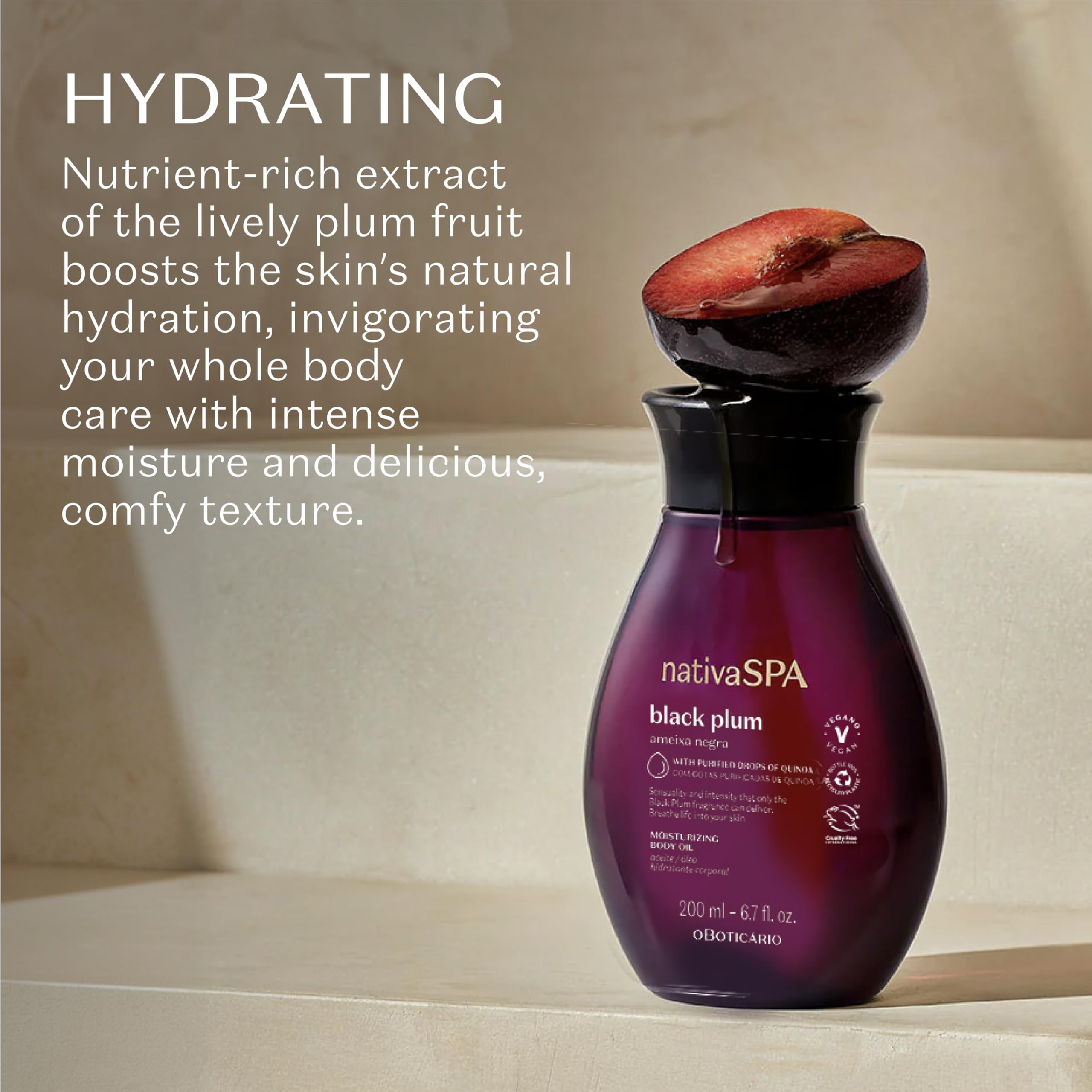 NATIVA SPA Purified quinoa drops closeup highlighting hydration
