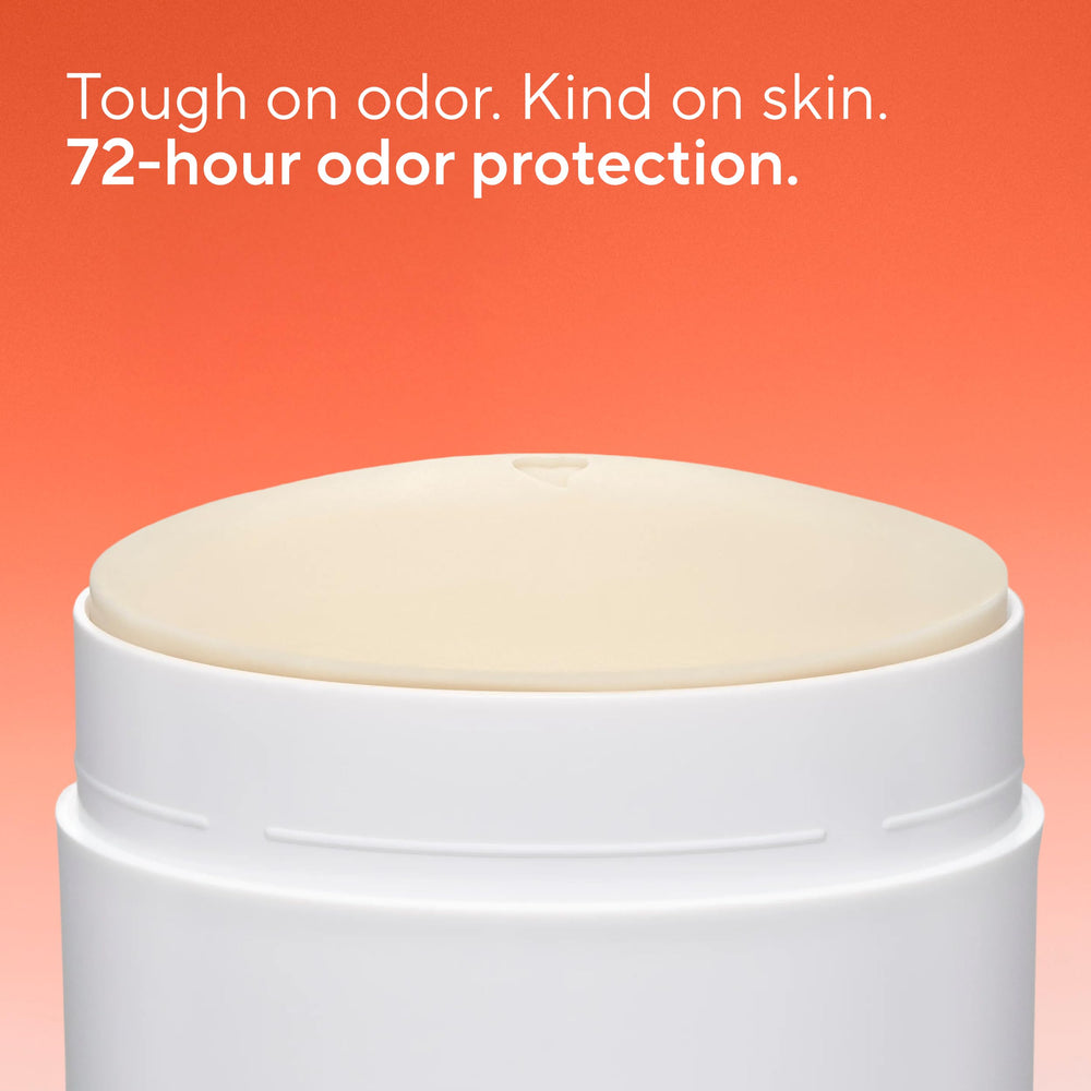 Native 72-hour odor control stick demonstrating long-lasting protection.