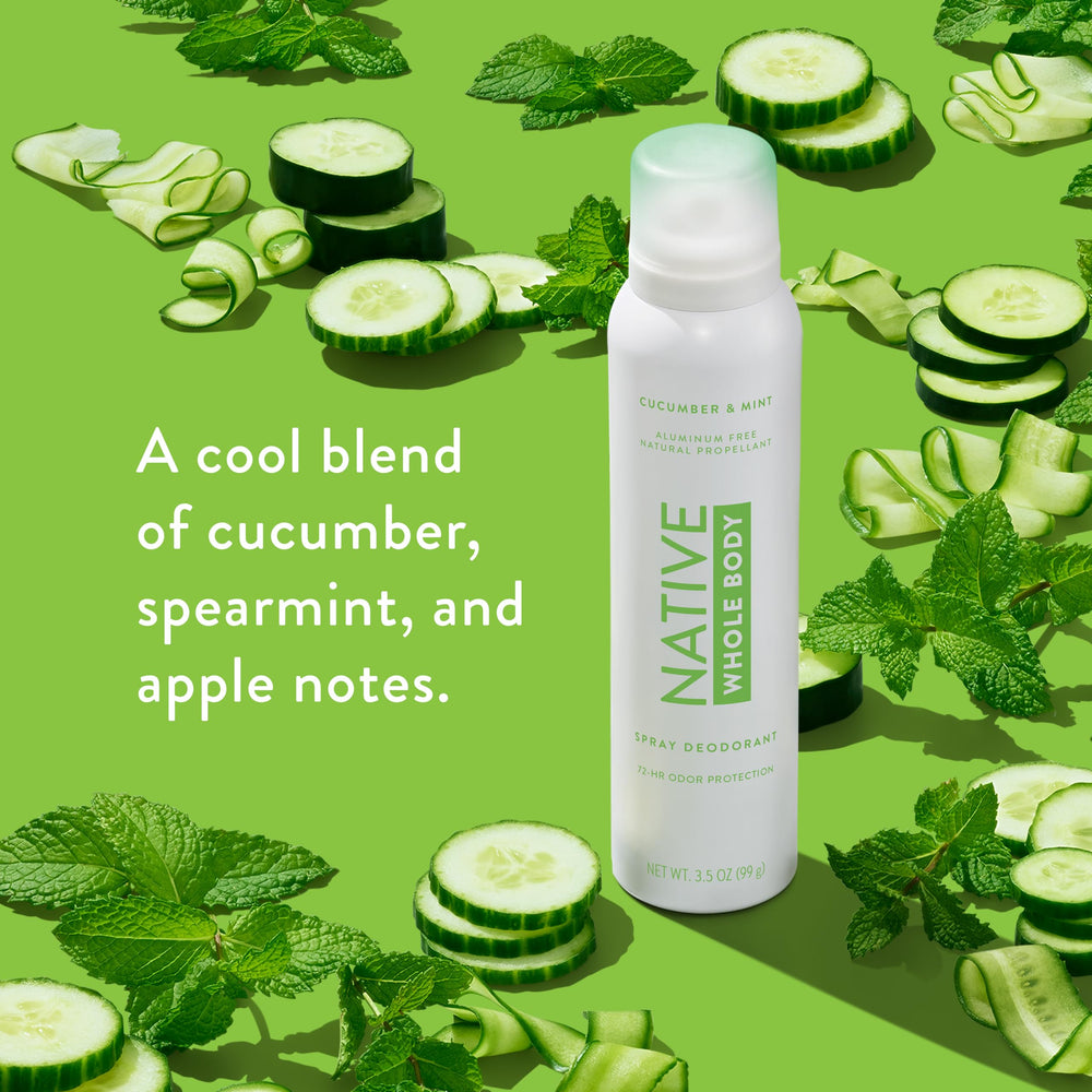 Native aluminum-free formula, gentle on skin