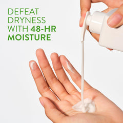 Close-up of Native Body Lotion creamy texture enriched with plant-based moisturizers.