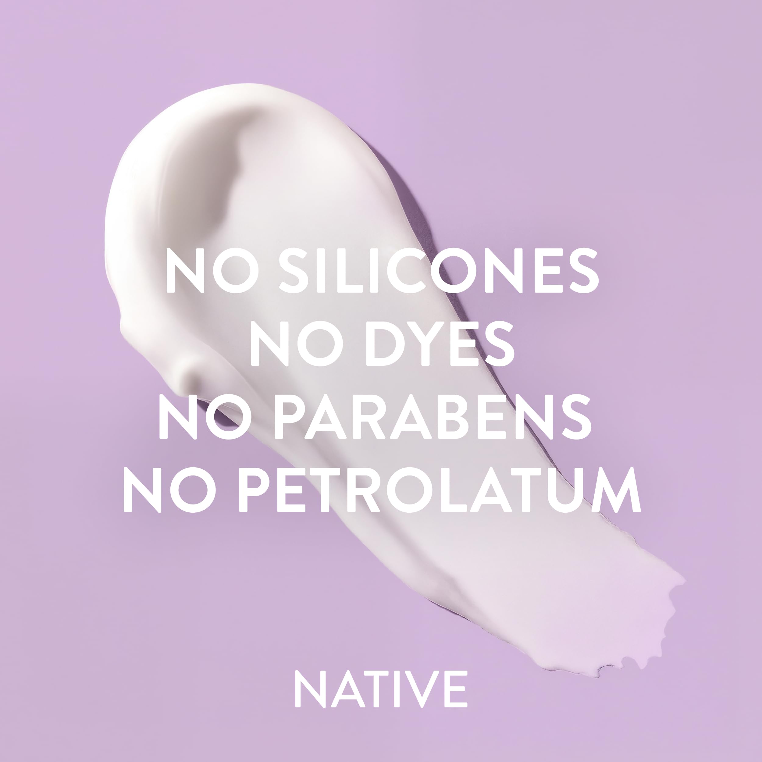 Native Body Lotion English garden-inspired label communicates natural care.