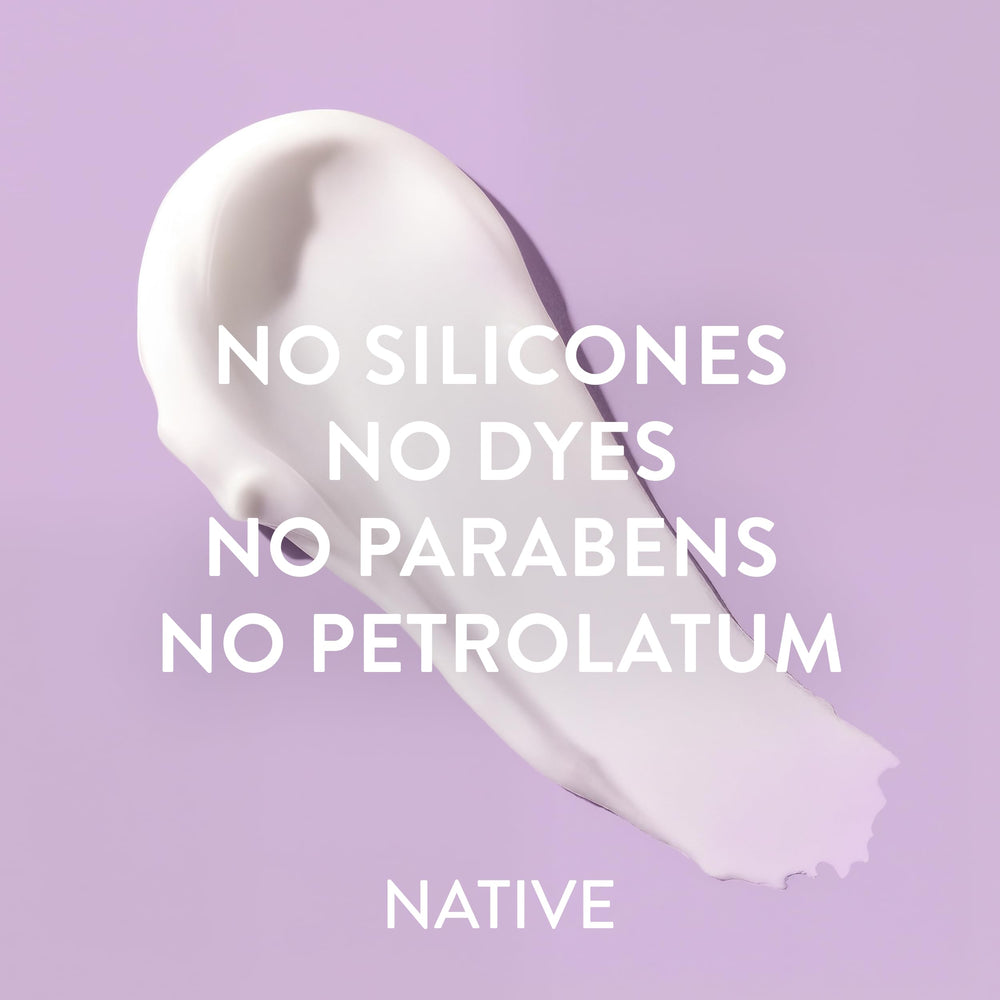 Native Body Lotion English garden-inspired label communicates natural care.