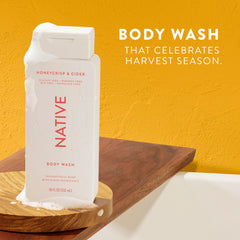 Luxurious Native Honey Crisp & Cider lathering on skin