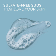 Native body wash lather forming rich foam on skin