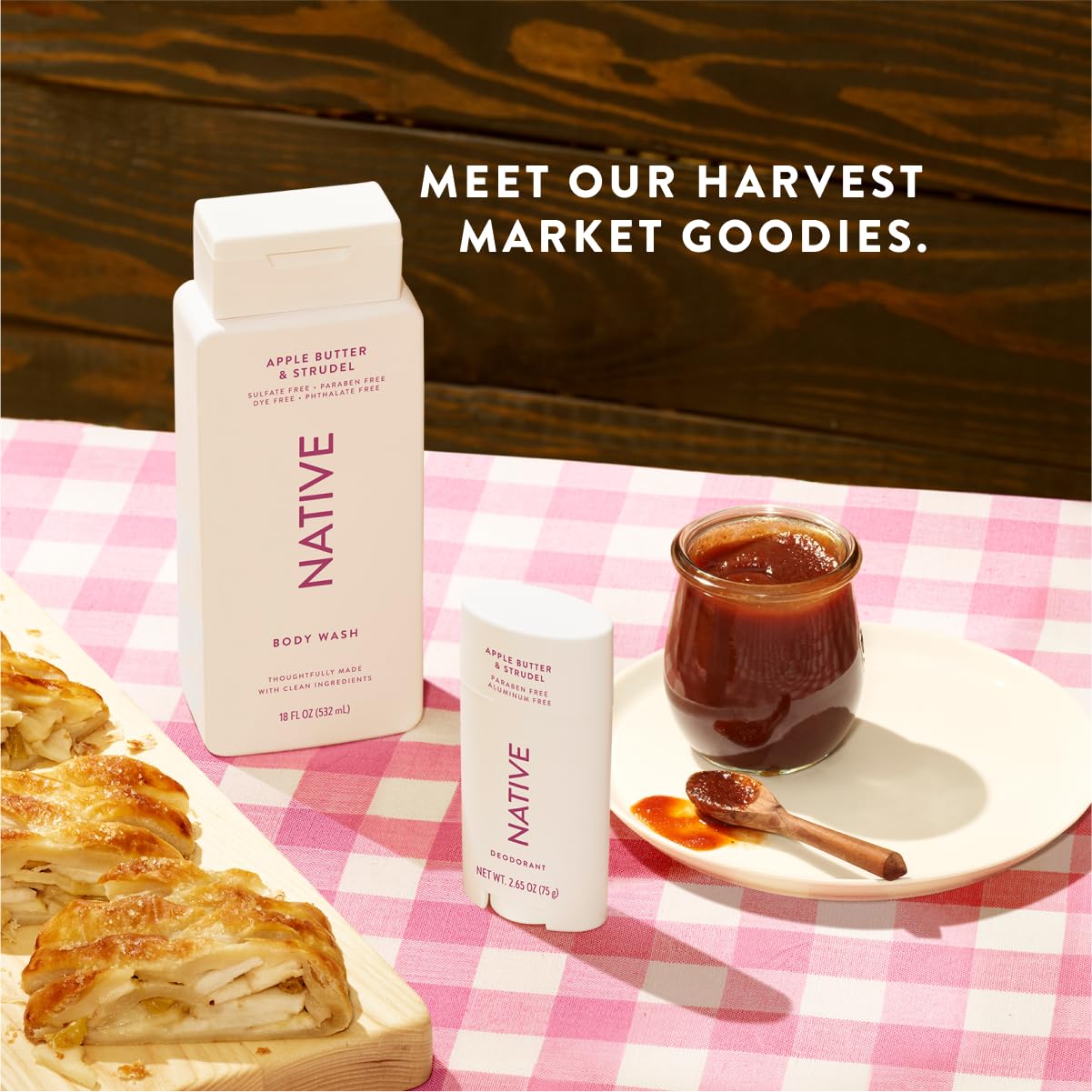 Two-pack packaging of Native Body Wash offers value and convenience.