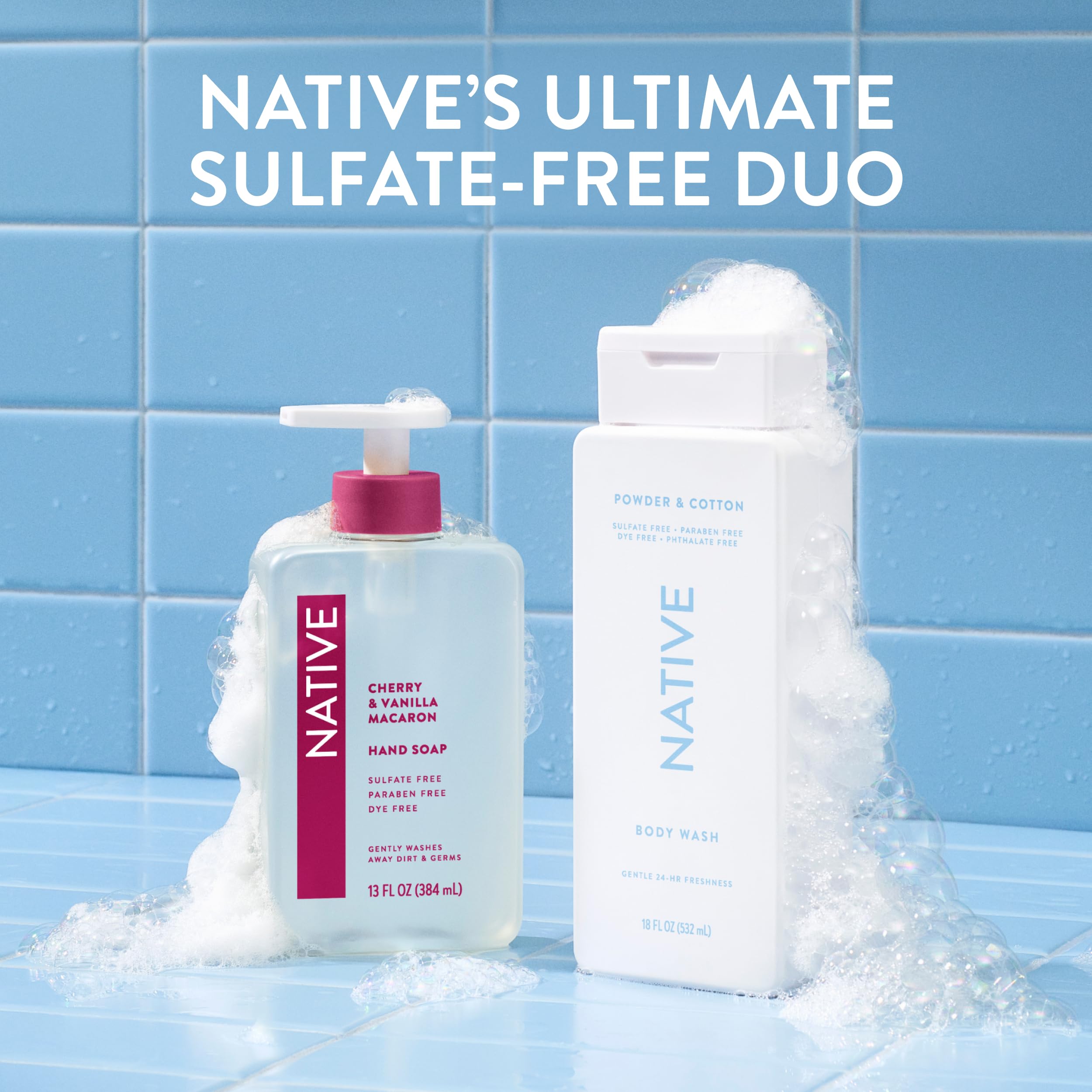 Unisex formula from Native Body Wash for men and women daily use