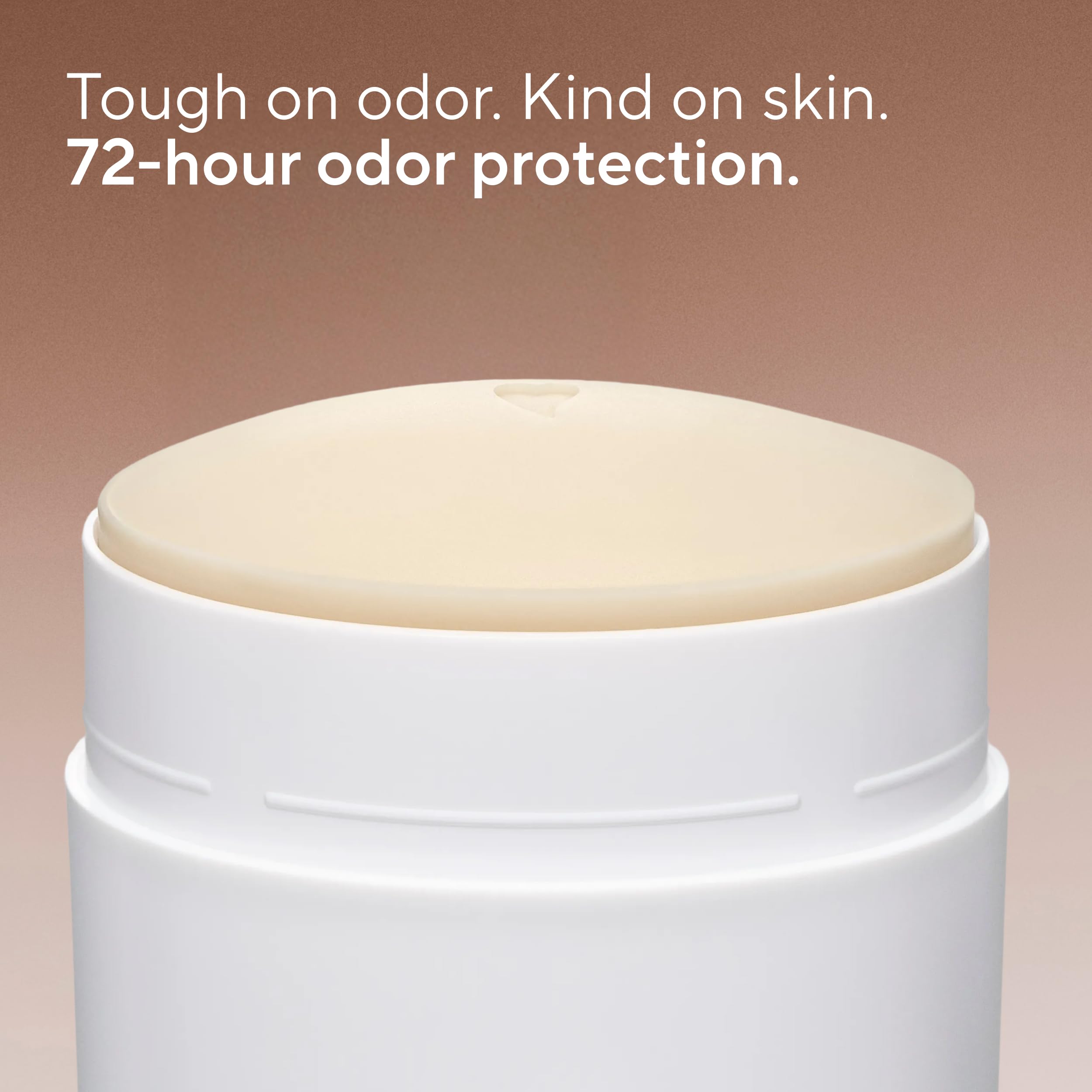 Native deodorant swipe demonstrates smooth, dry application on skin.