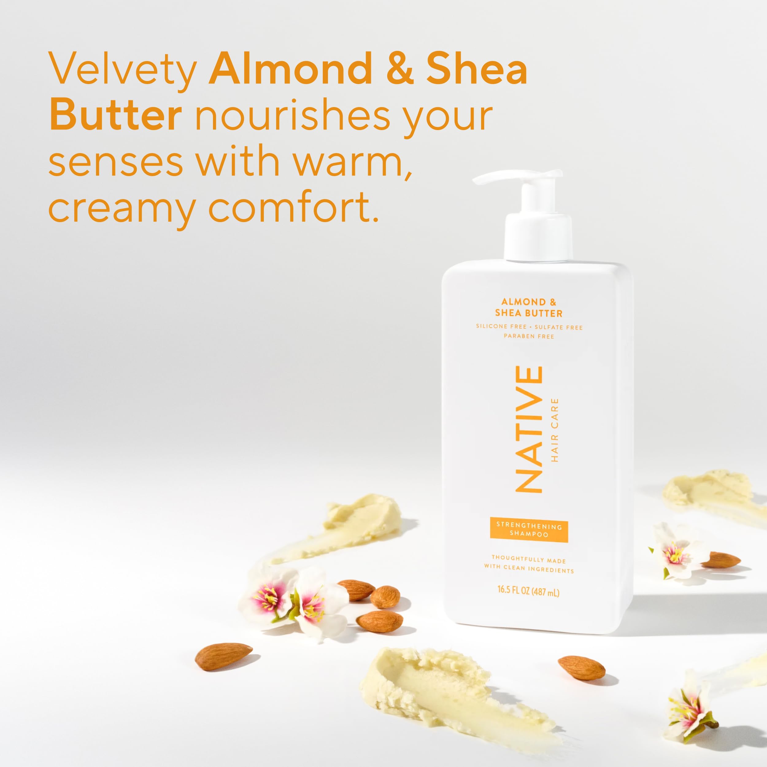 Native color-treated friendly formula on bottle