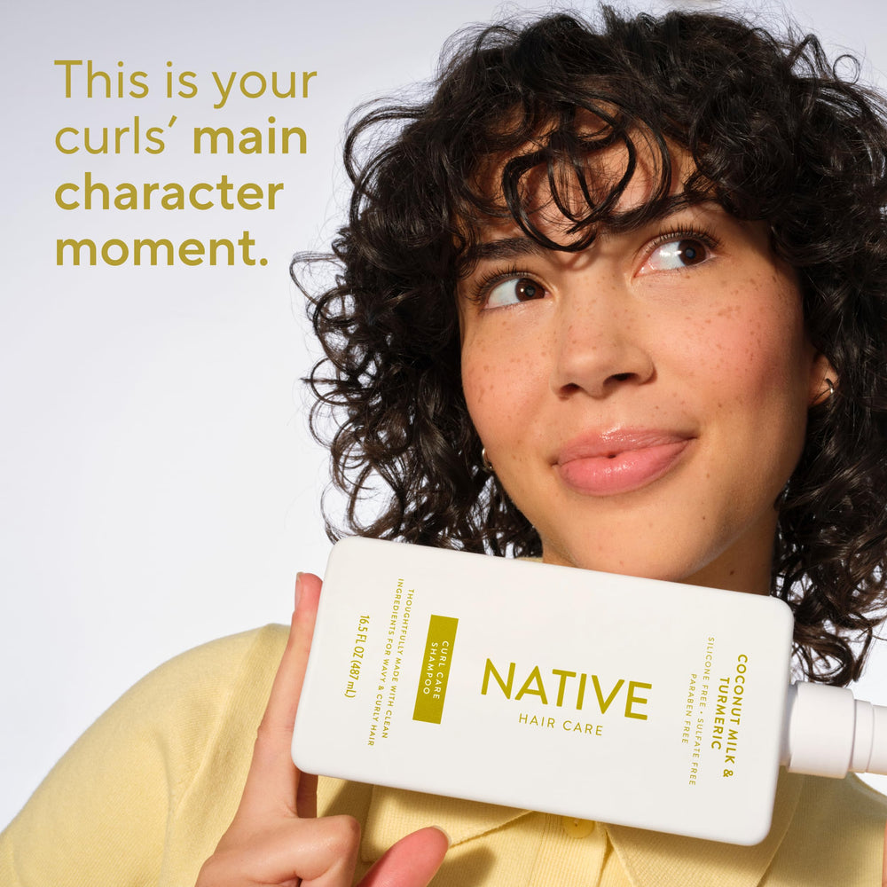 Native color-treated hair-friendly label for treated strands.