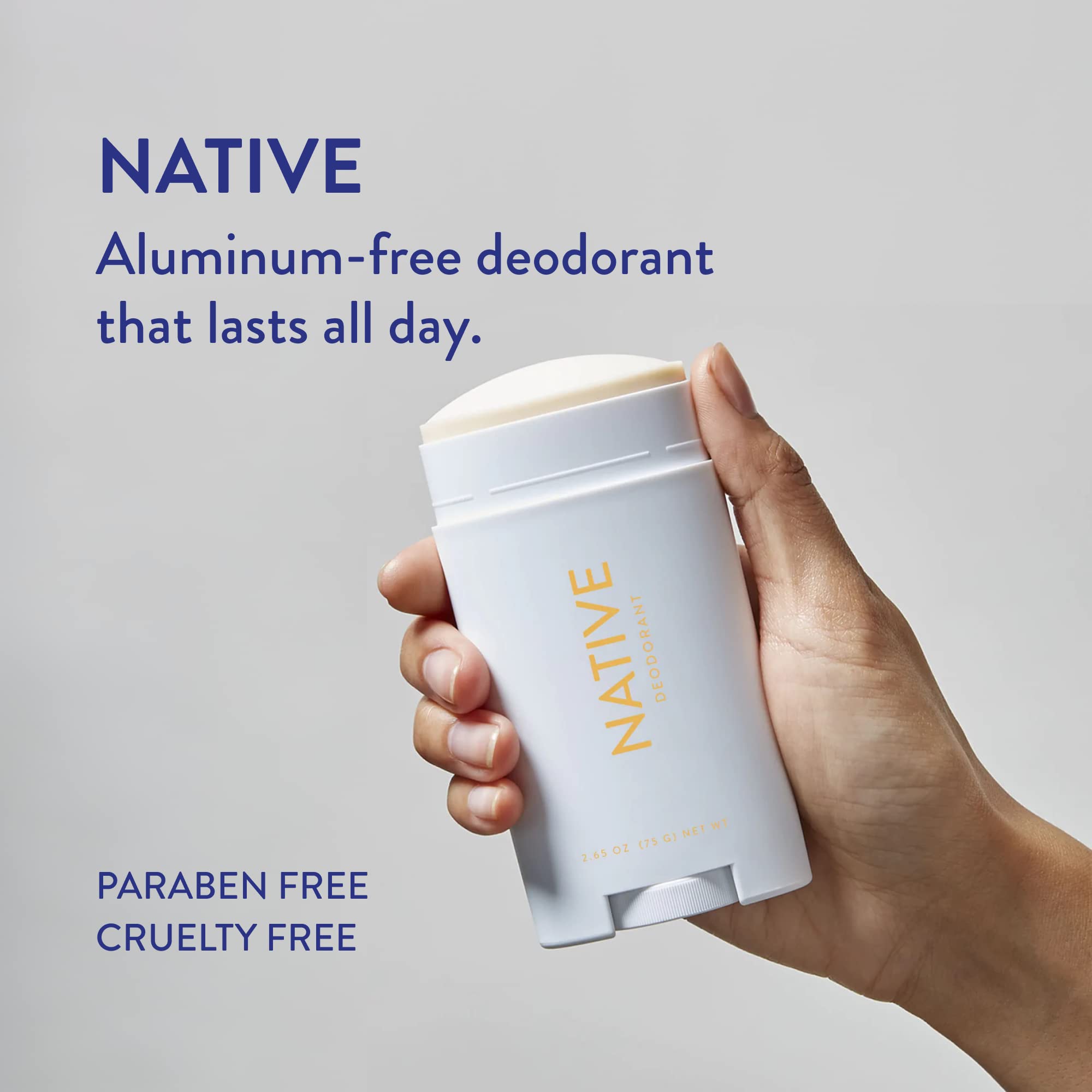 Native Deodorant 72-hour odor control packaging highlighting long-lasting protection