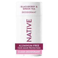 Native aluminum-free stick deodorant delivers long-lasting freshness.