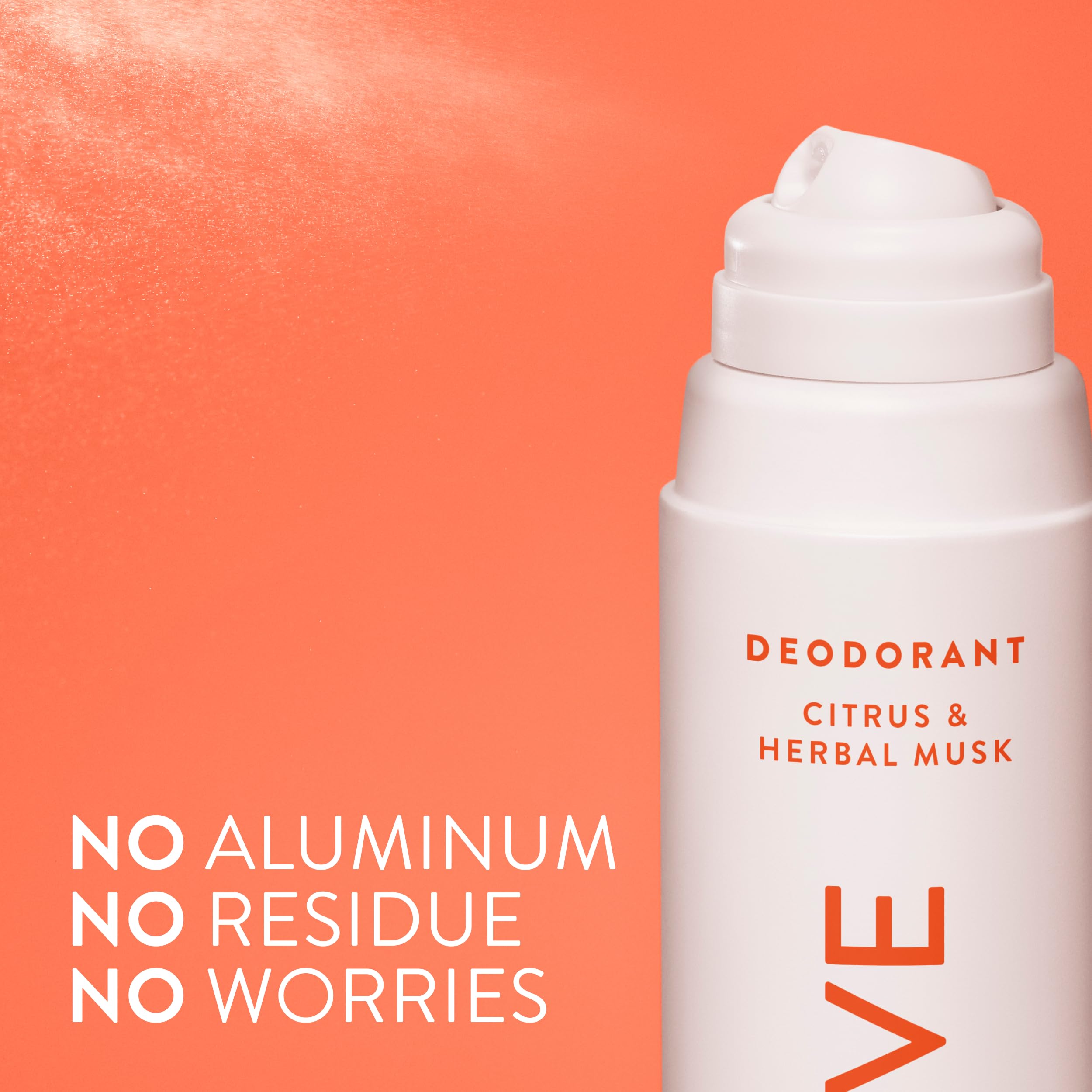 Invisible mist dries instantly with no residue on skin or clothes