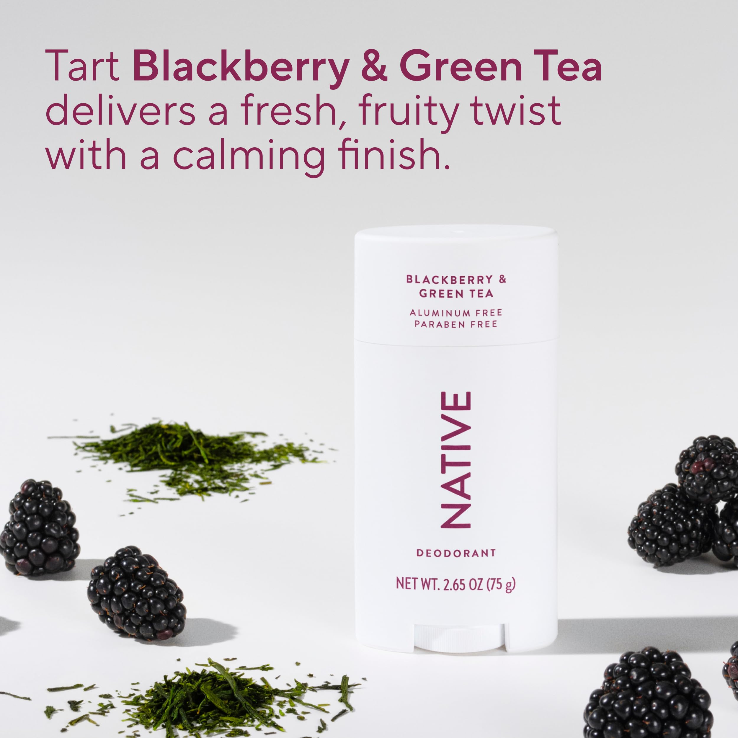 Coconut oil in Native deodorant supports a gentle, non-greasy feel.
