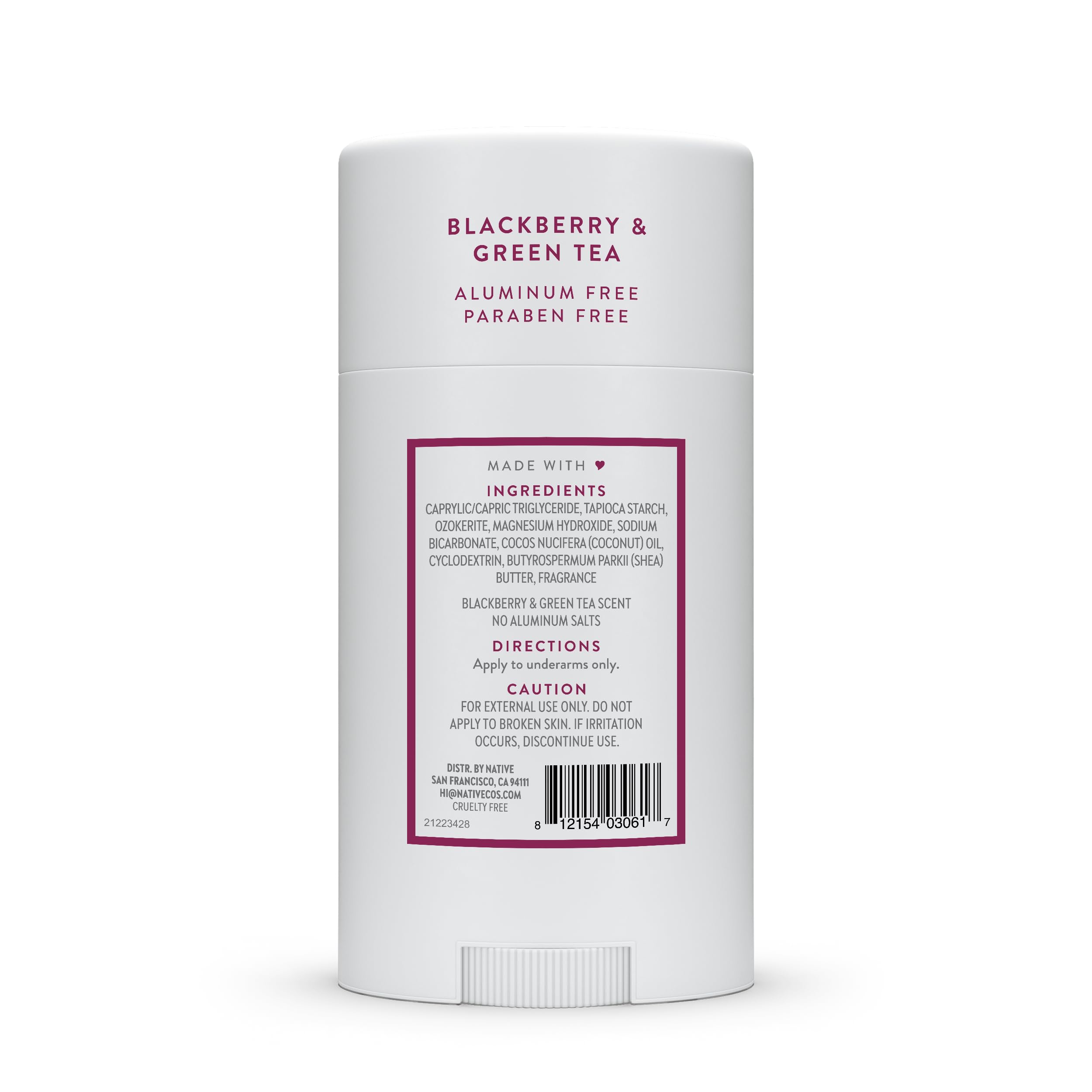 Native cruelty-free formula reflects ethical and clean ingredient care.