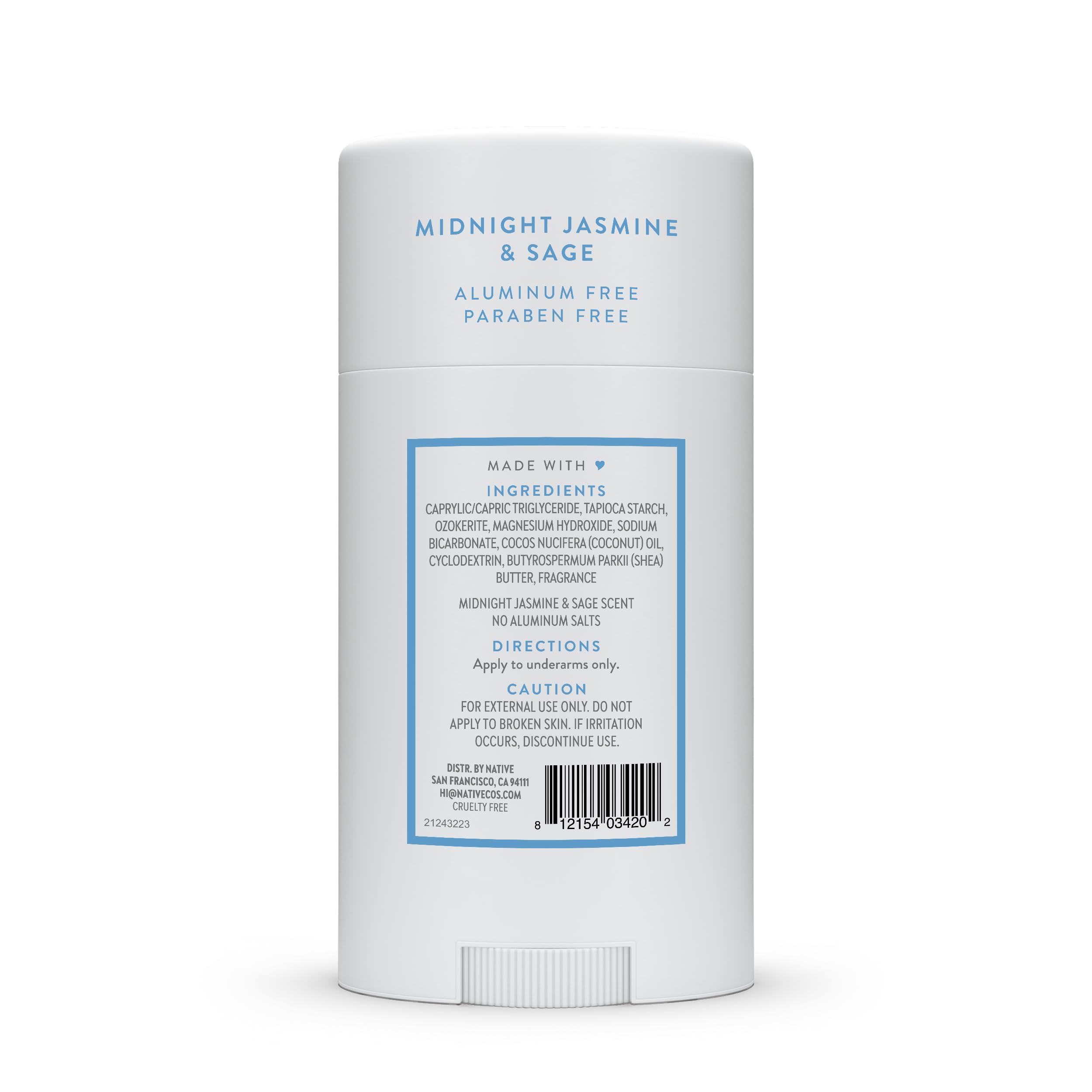 Travel-size Native Midnight Jasmine & Sage for on-the-go freshness.