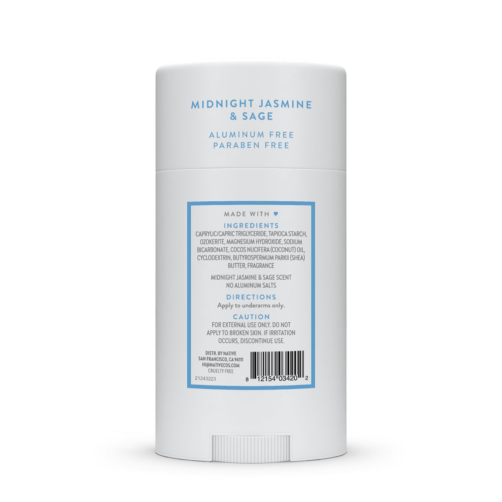 Travel-size Native Midnight Jasmine & Sage for on-the-go freshness.