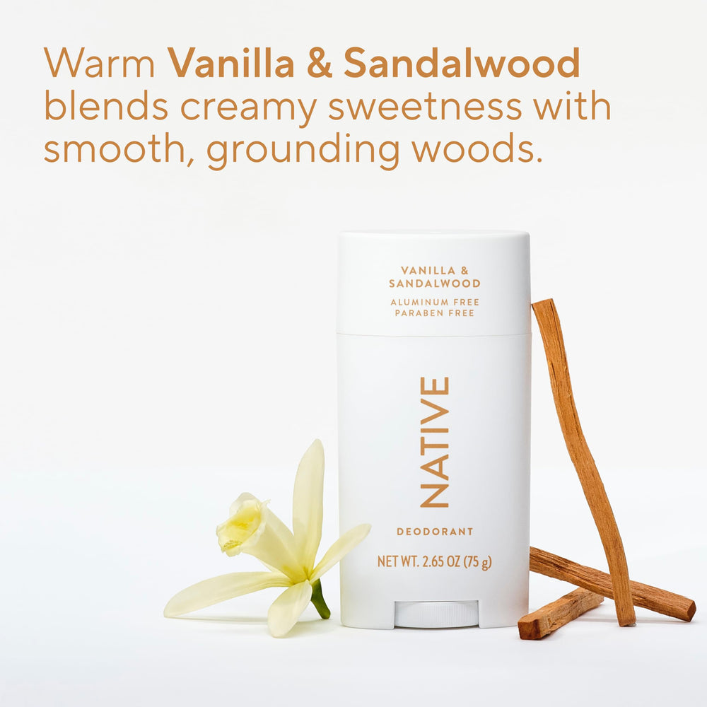 Native Deodorant natural ingredients like shea butter and coconut oil.