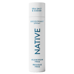 Native Sea Salt Cedar bottle shows portable freshness and 72-hour protection