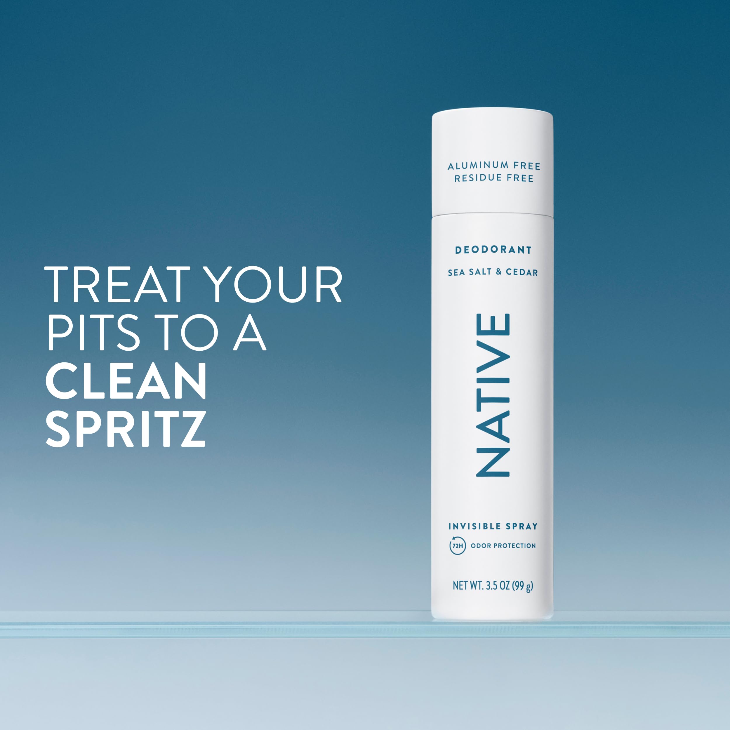 Native Sea Salt Cedar nozzle delivers a light, fast-drying mist
