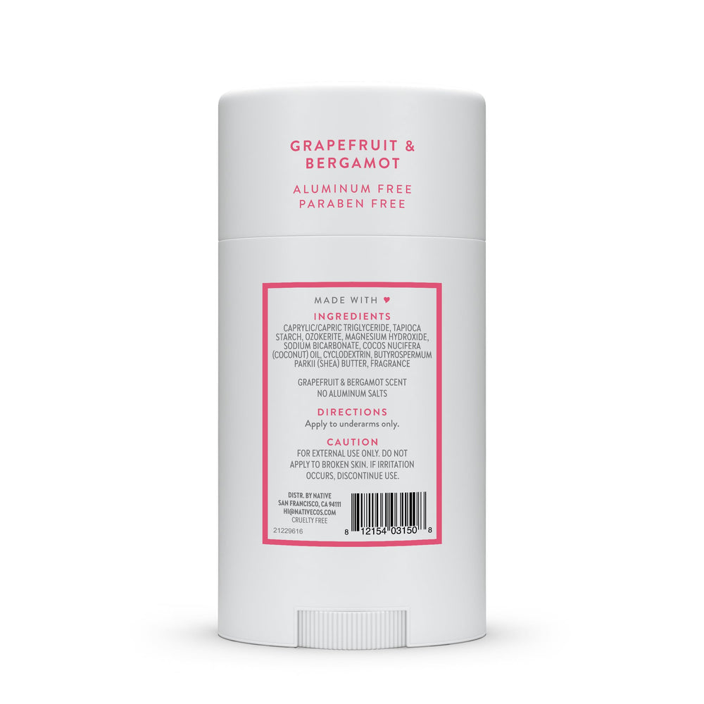 Native deodorant unisex-design fits both men and women.