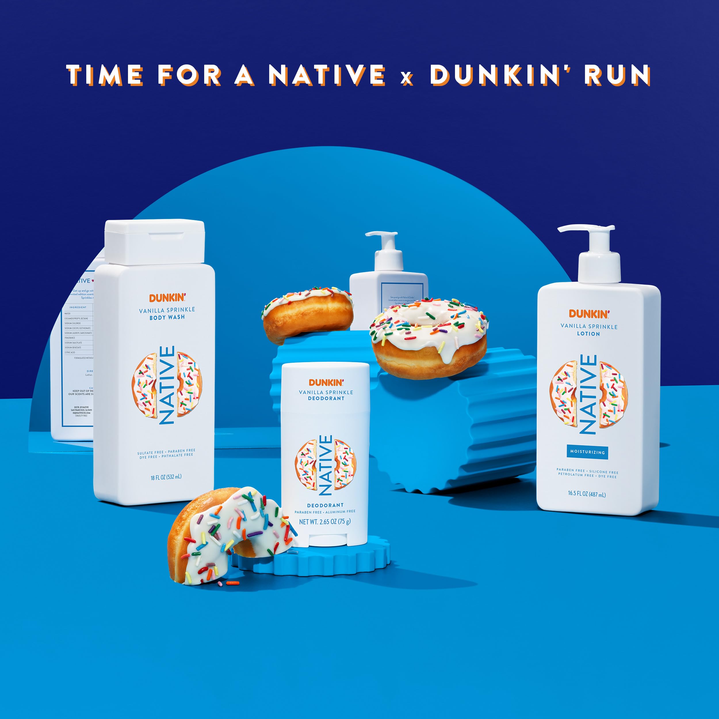 Packaging closeup showcases Native Dunkin edition's clean, aluminum-free design.