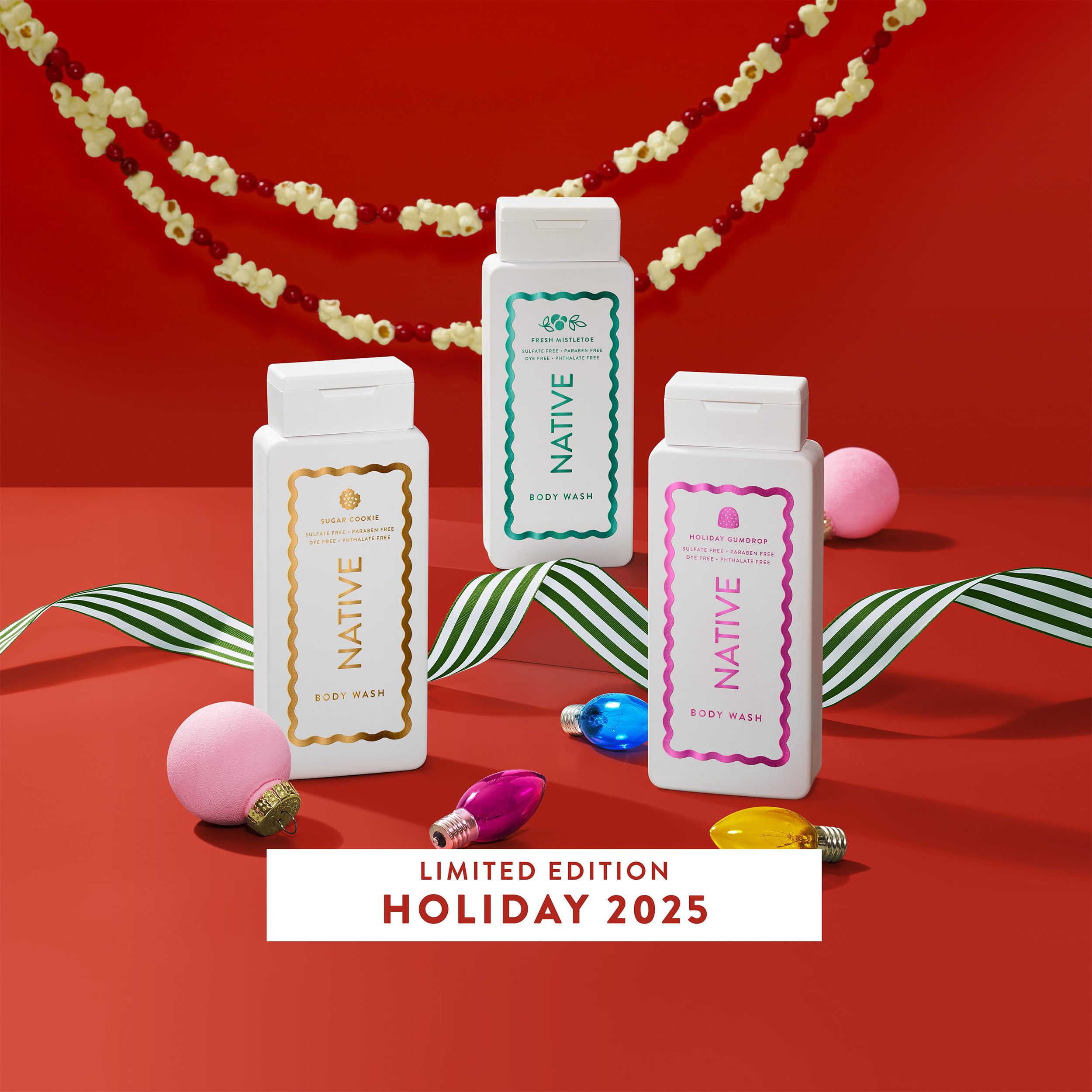Native festive packaging detail hints at gift-ready presentation.