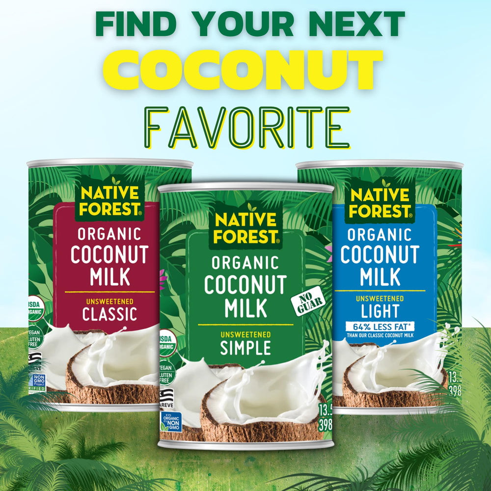 Native Forest coconut cream 12-pack packaging on pantry shelf.