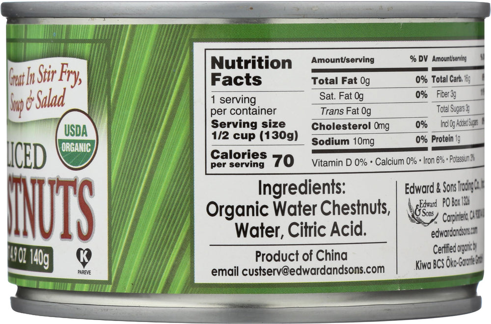 Native Forest water chestnuts slices add low-calorie texture to bowls.