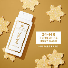 Native Holiday Shoppe packaging close-up highlighting seasonal design.