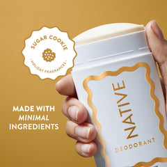 Native Holiday Sugar Cookie bottle pump for easy daily use.